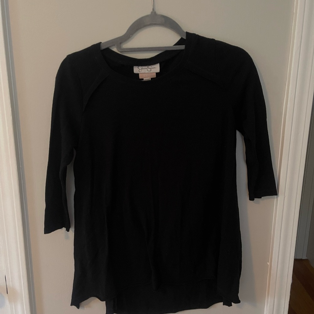 Jessica Simpson Black Sweater Cozy Chic Style